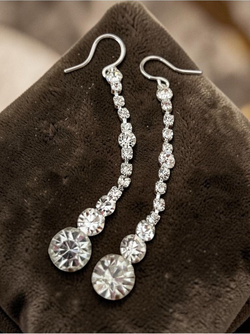 Crystal Drop Dangle Earrings